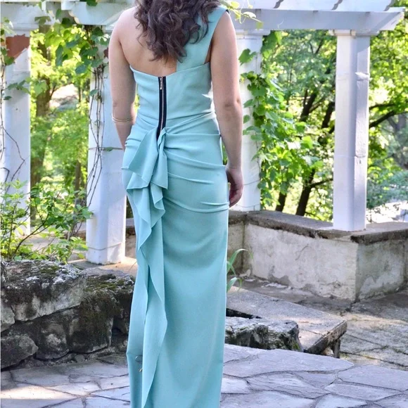 Nicole Bakti | Dresses | Nicole Bakti Blue Gown | Poshmark